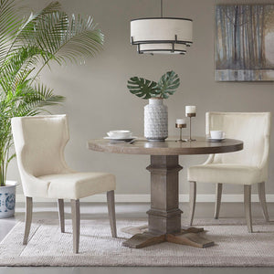 Elegant Design Dining Chair Polyester - Cream