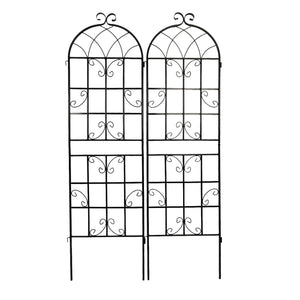 Metal Garden Rustproof Trellis For Climbing Plants Outdoor Flower Support