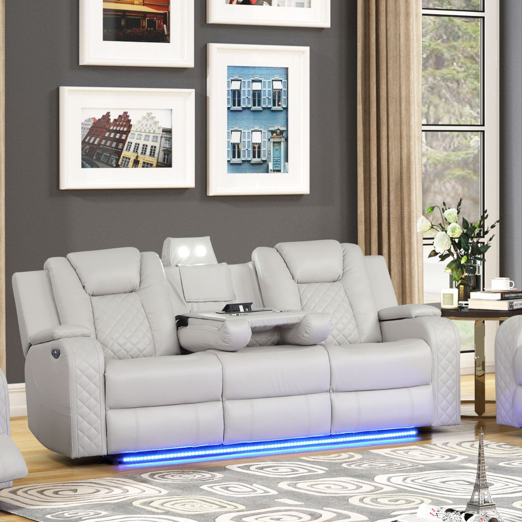 Benz - LED & Power Reclining Sofa