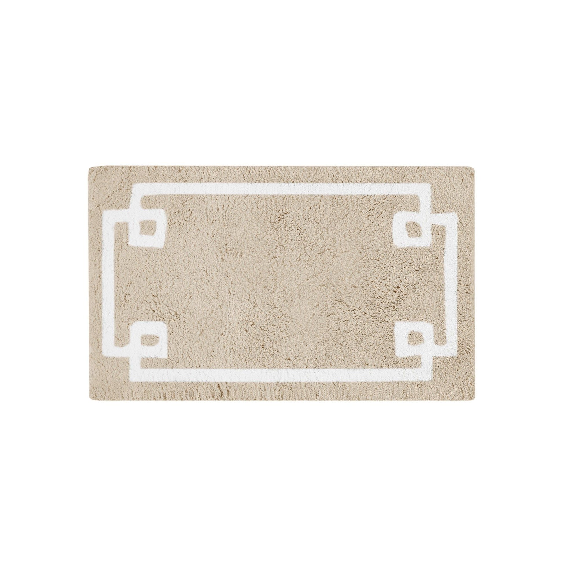 Evan - 24" x 40" Tufted Bath Rug - Taupe