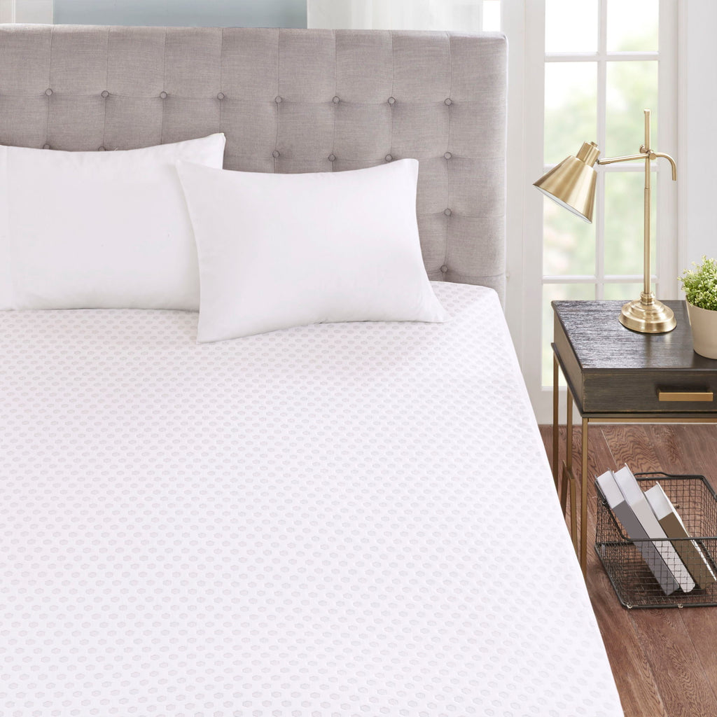 Gel Memory Foam With Cooling Cover Hypoallergenic Mattress Topper - Full