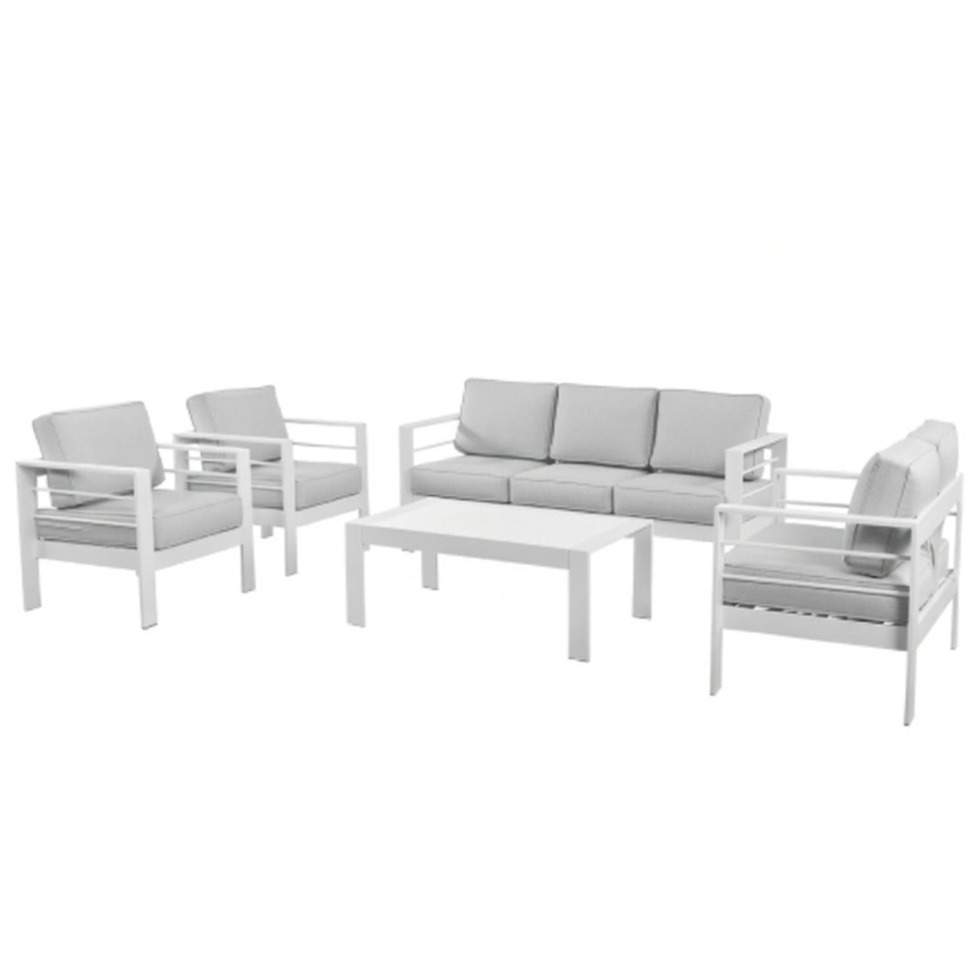 Outdoor Patio Set With All-Weather Thick Cushions