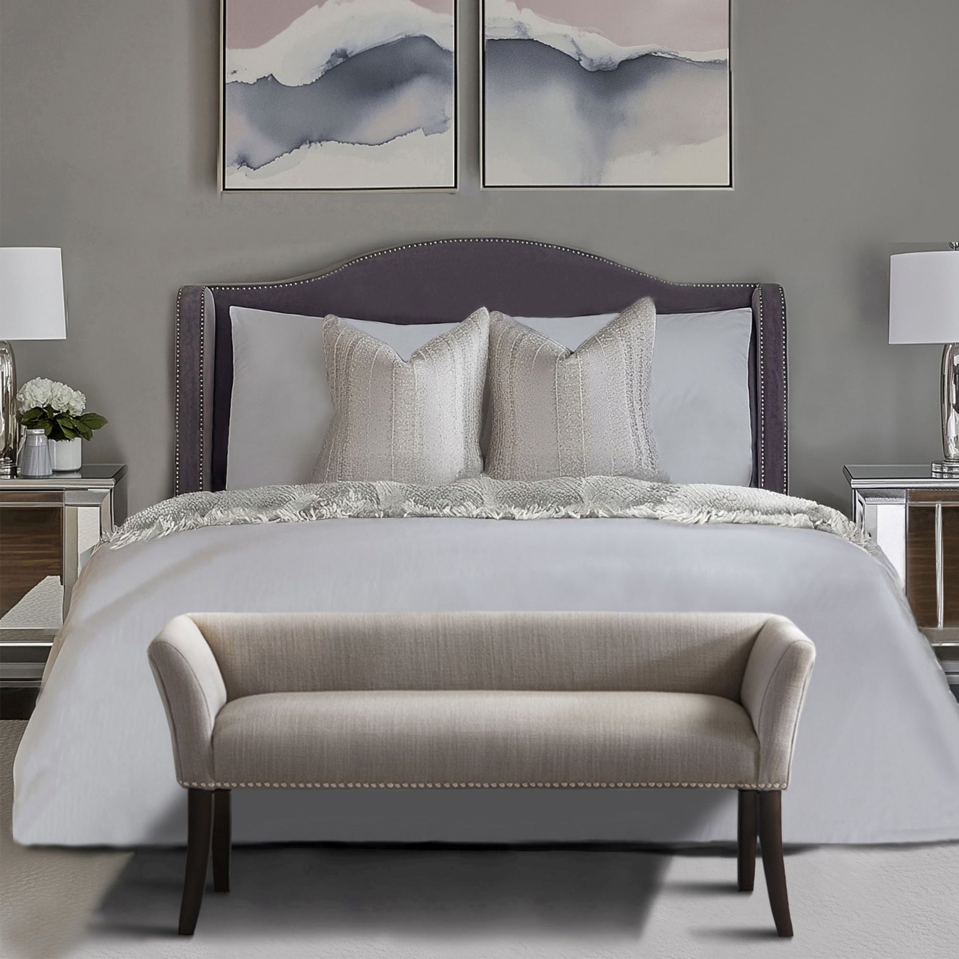 Welburn - Accent Bench - Gray