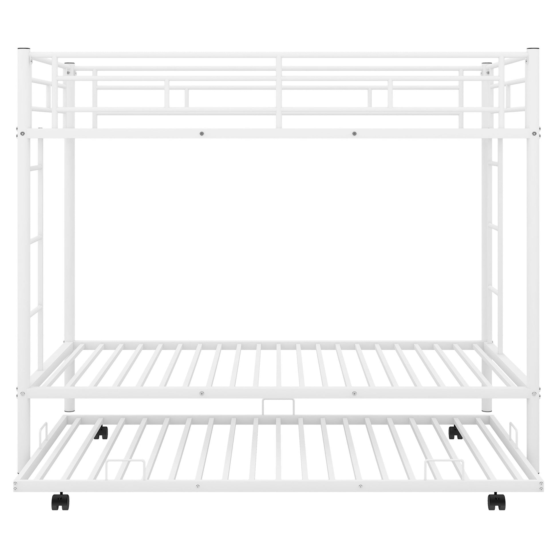 Twin Over Twin Bunk Bed With Trundle