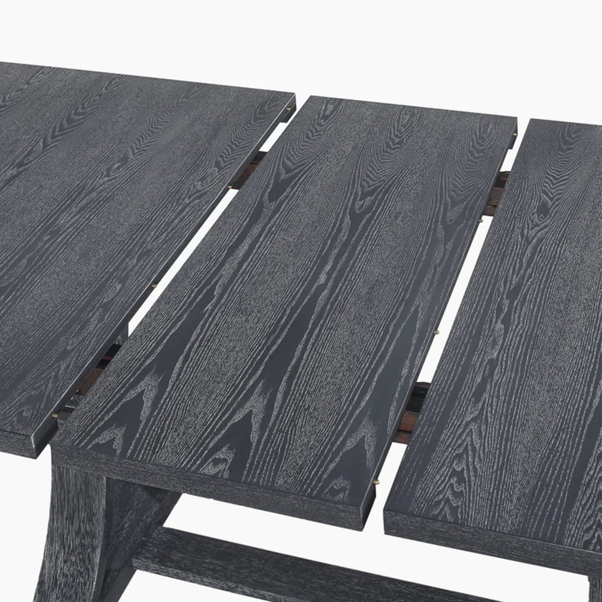 Devingo - Extendable Dining Table Rustic Style - Gray