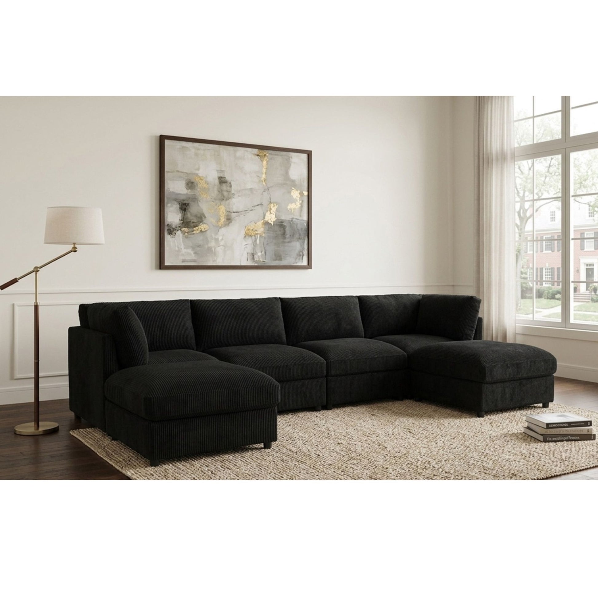 Modern Reversible Modular Sectional