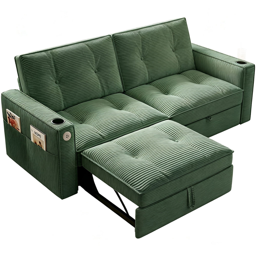 2 In 1 Convertible Sofa Bed For Living Rooms