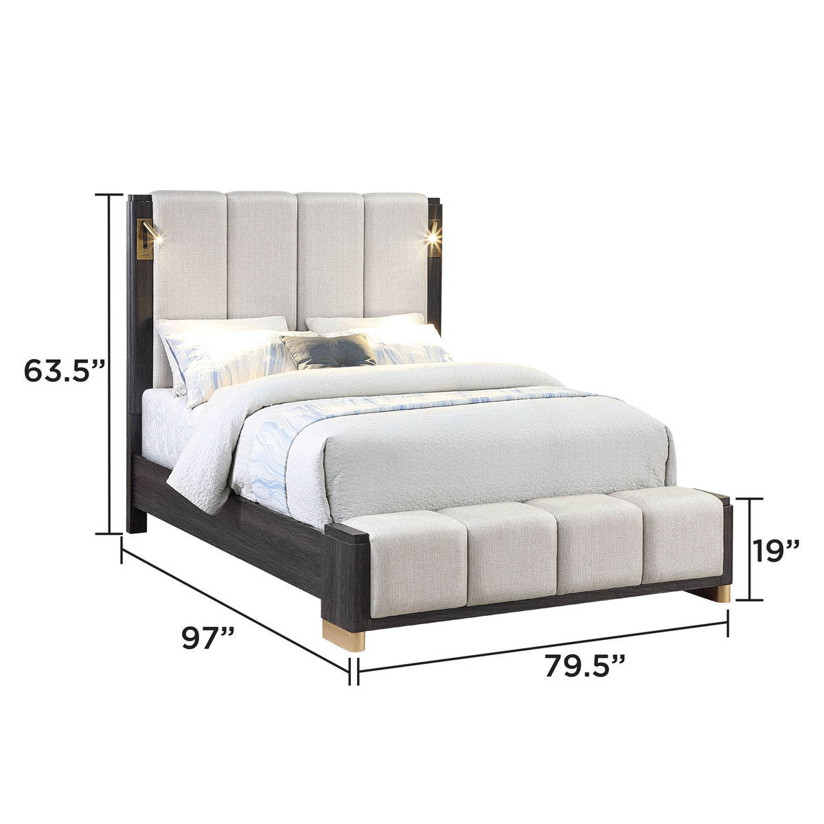 Clifton - Upholstered Platform Bed