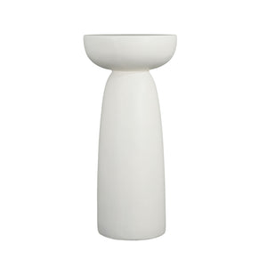 Magnesium Oxide Plant Stand - White