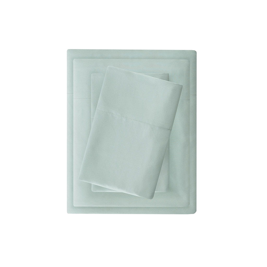 Twin All Season Moisture Wicking Lightweight Sheet Set - Seafoam