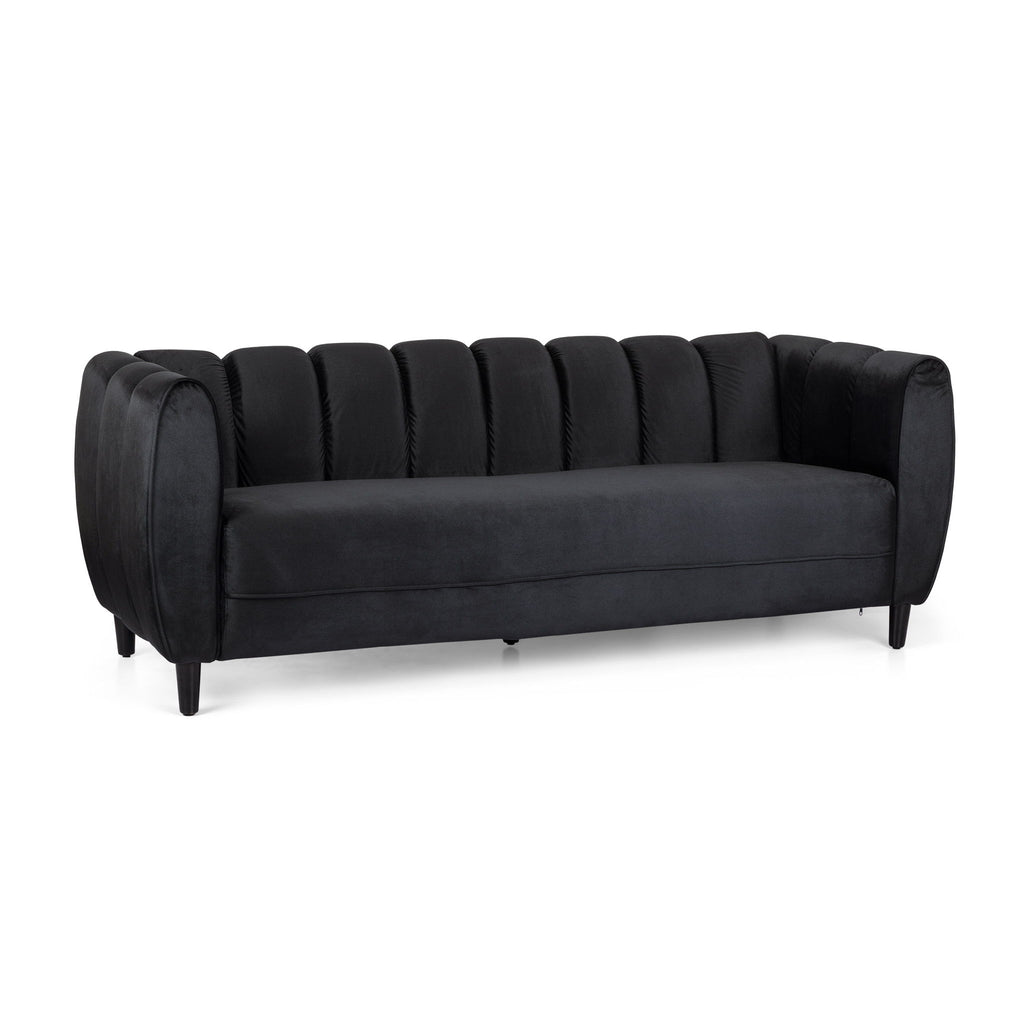 Miranda - Modern Glam Velvet 3 Seater Sofa