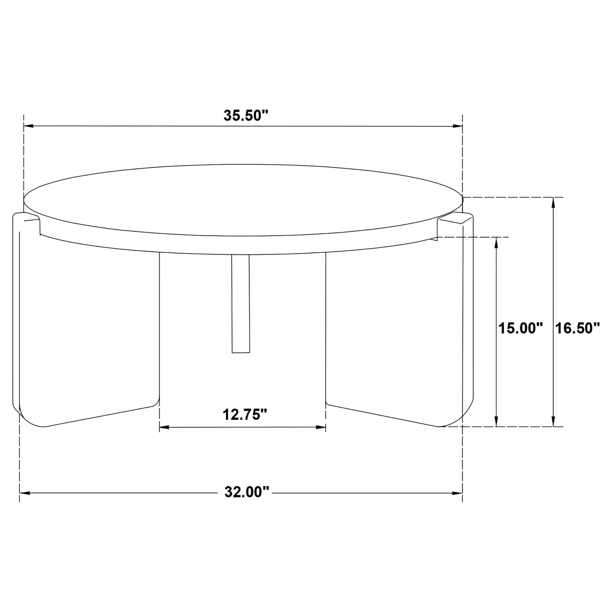 Lansing - Table Set With Round Top