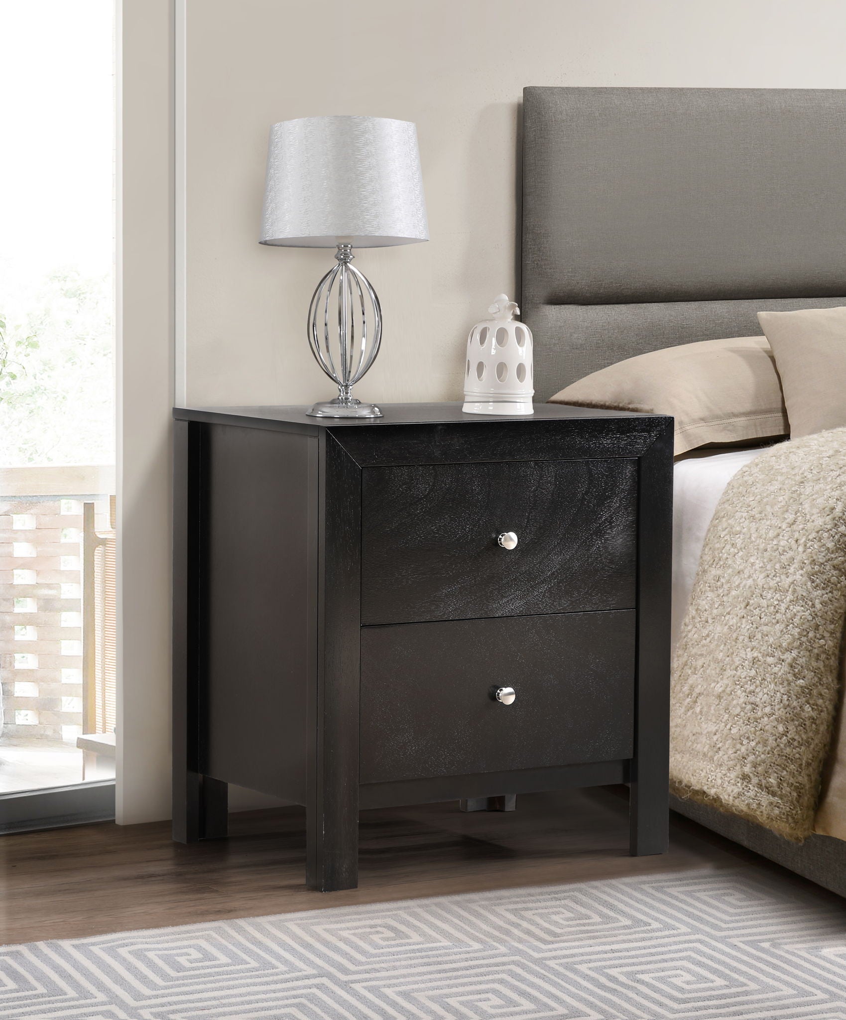 Charming Nightstand With Drawers