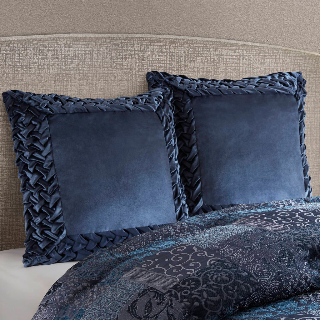 Galleria - Euro Sham - Navy