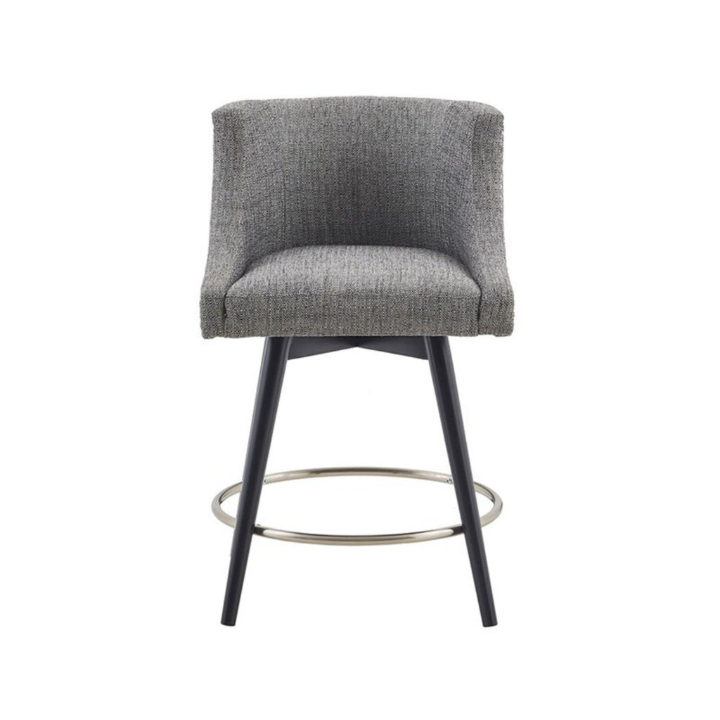 Mateo - Swivel Counter Stool - Gray