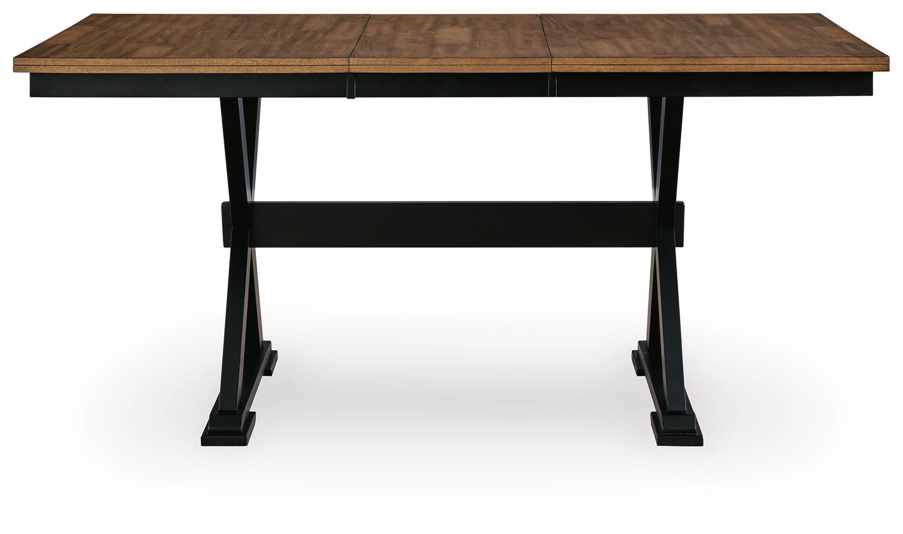Wildenauer - Dining Room Counter Butterfly Extension Table - Brown / Black