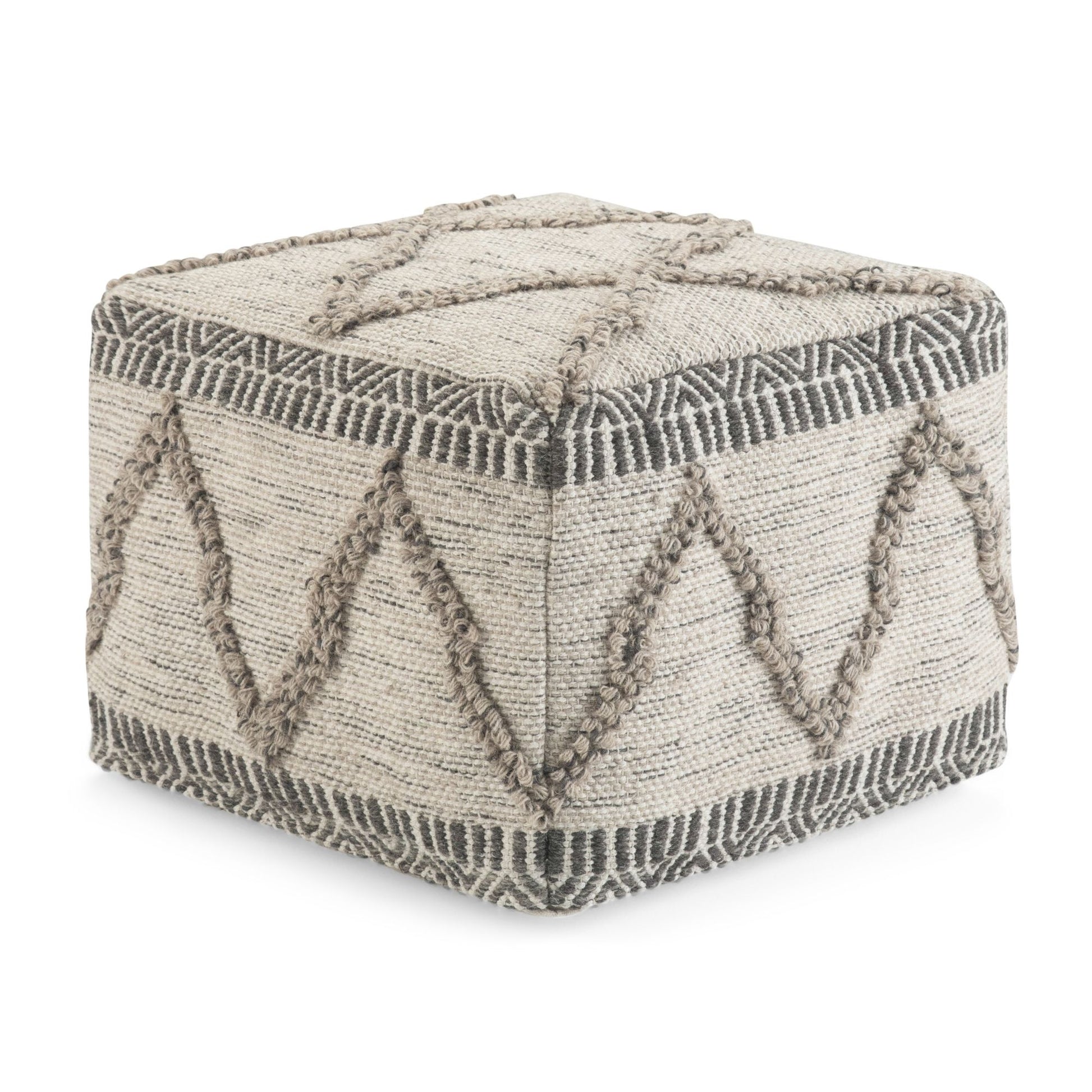 Sweeney - Upholstered Square Pouf
