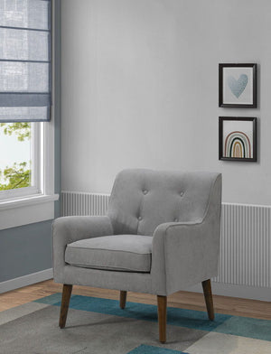 Ryder - Tufted Armchair - Gray