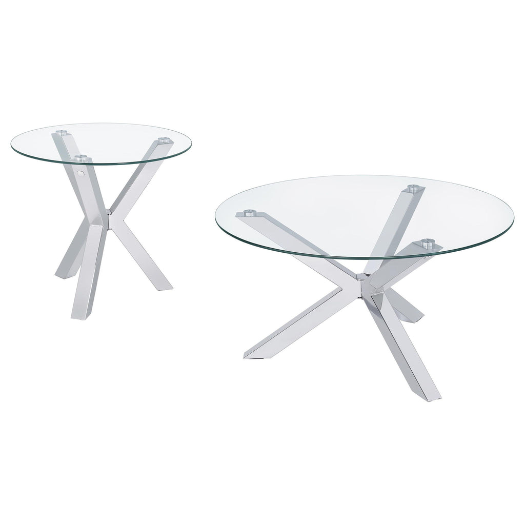 Alexa - Round Coffee And End Table Set