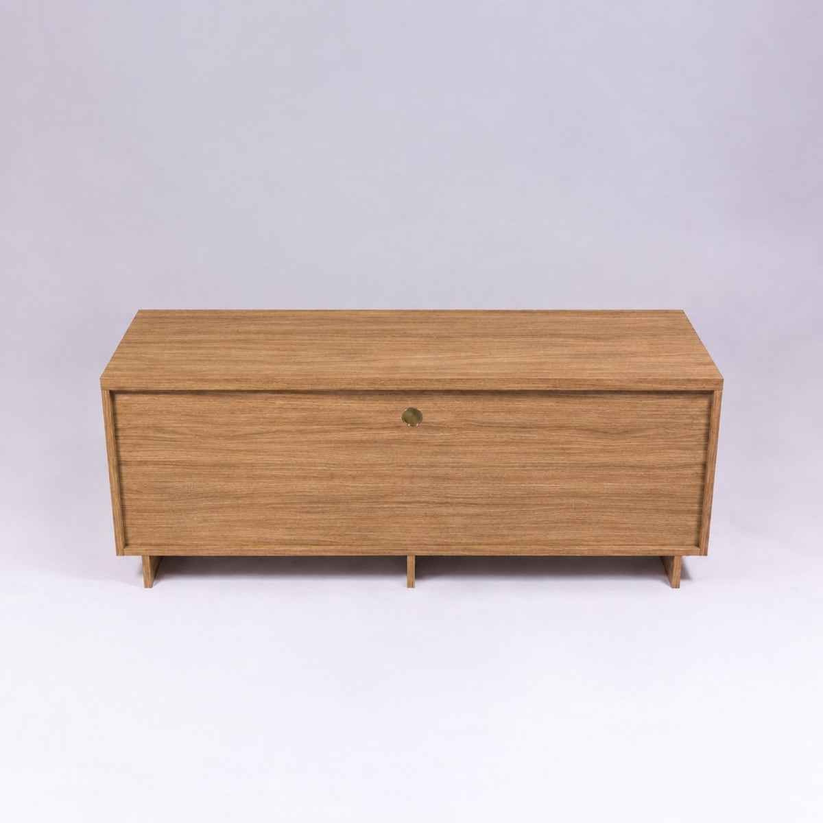 TV Stand For TVs Up To 50" With 1 Drawer And 2 Doors - Oak