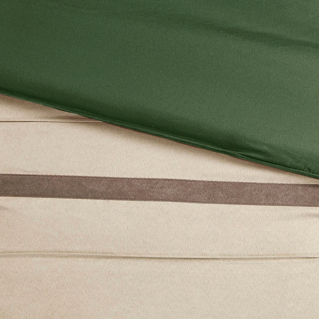 Palmer - King Piece Comforter (Set of 7) - Green