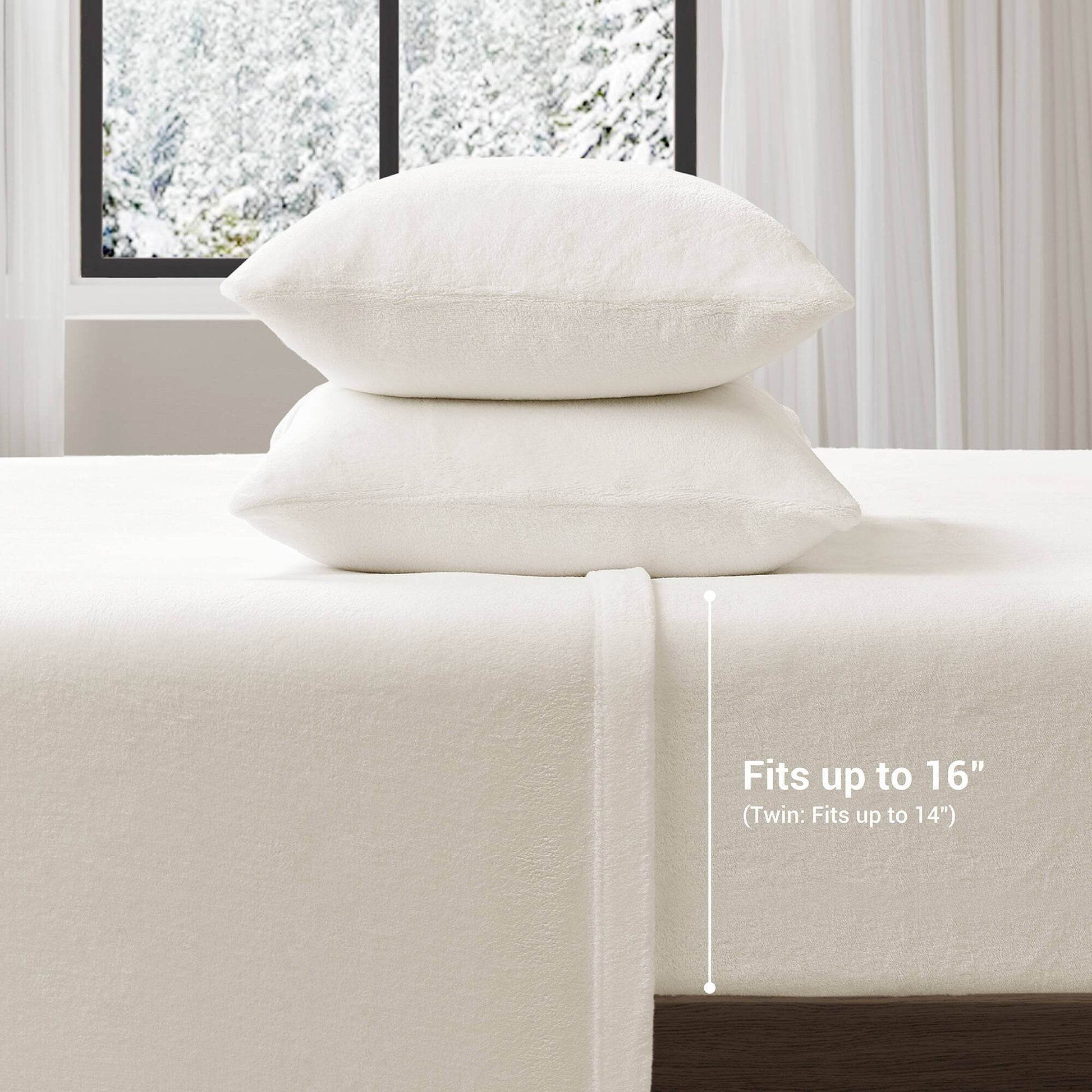 Soloft Plush - King Sheet Set - Ivory