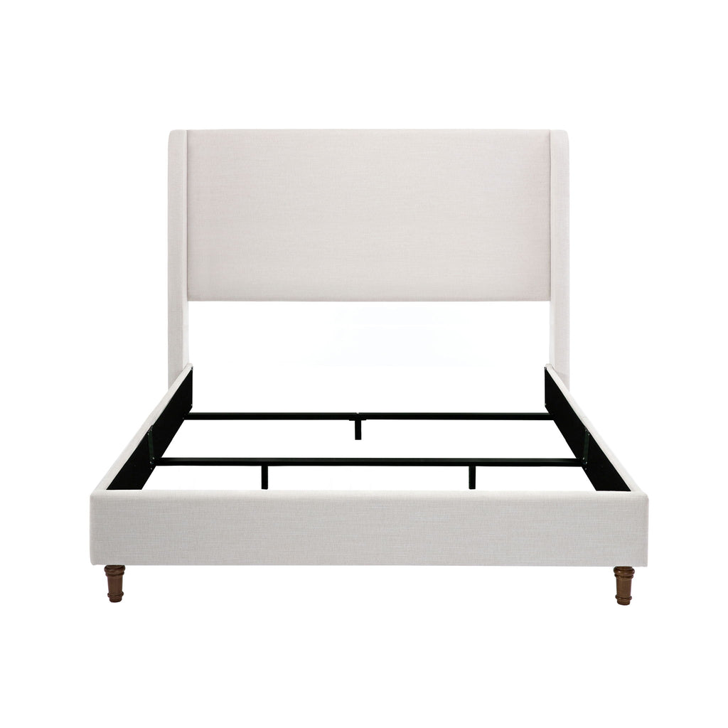 Hayden - Upholstered Wingback Bed With Tall Headboard