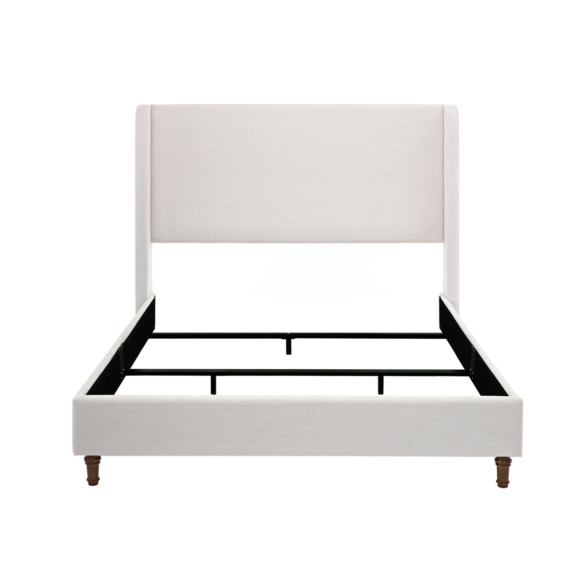 Hayden - Upholstered Wingback Bed With Tall Headboard