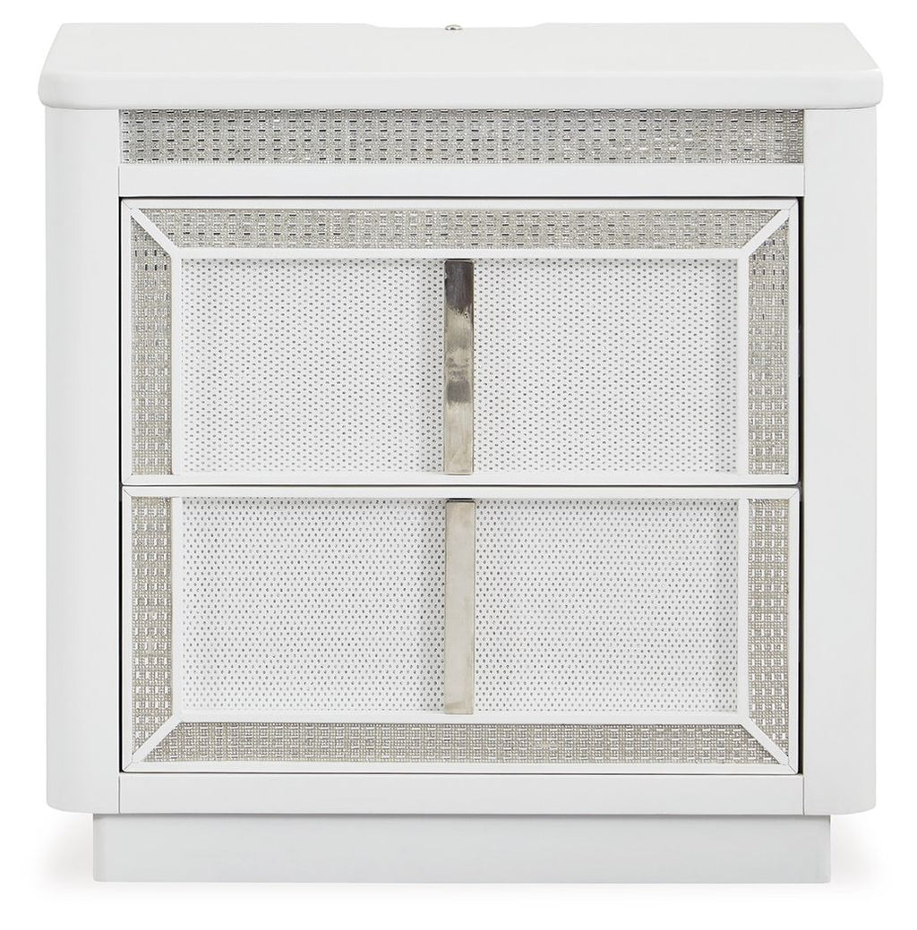 Chalanna - Two Drawer Night Stand - White