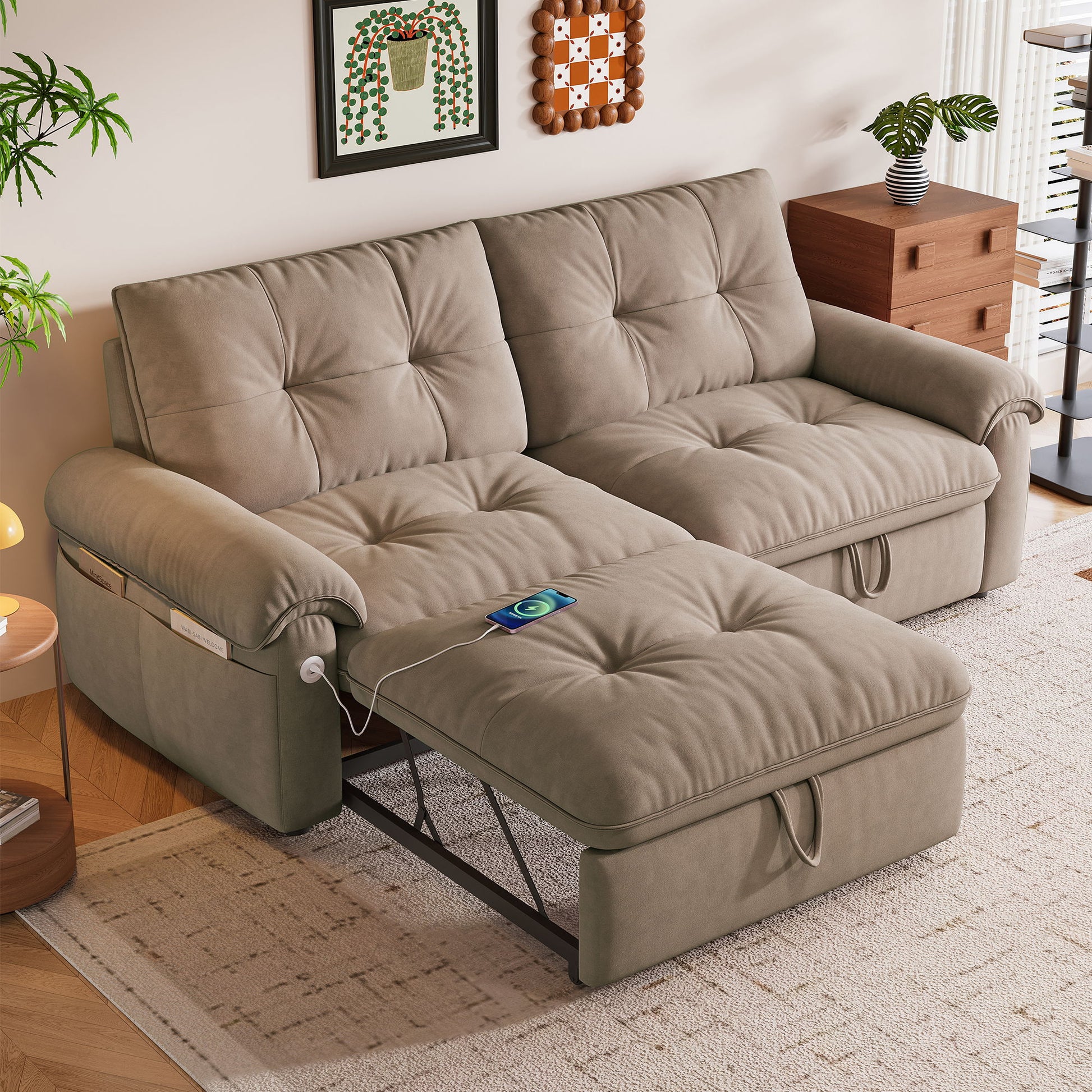 Convertible Cloud Like Sofa Bed