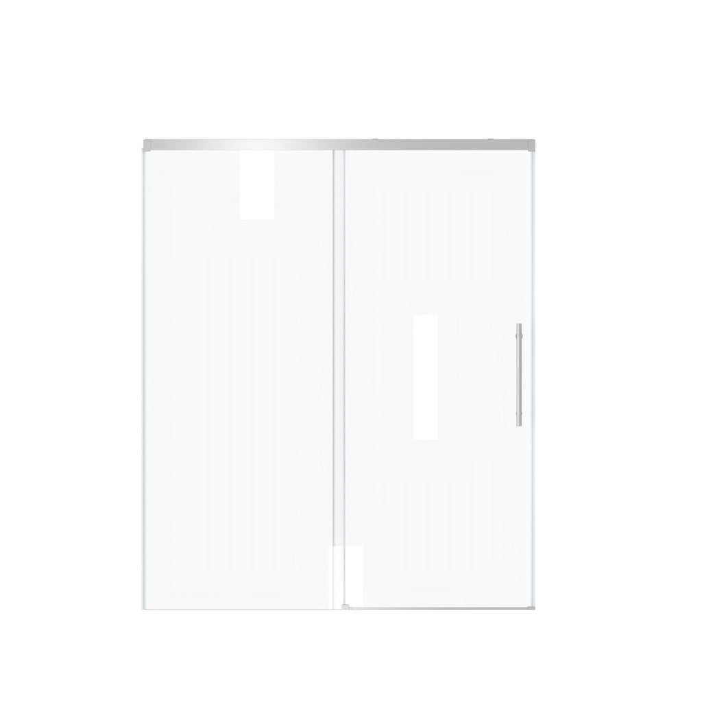 Frameless Single Sliding Shower Door With Handle
