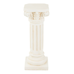Roman Column Pedestal Stand With Ornate Carving Design