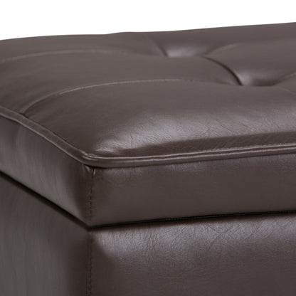 Cosmopolitan - Storage Ottoman Bench with Open Bottom