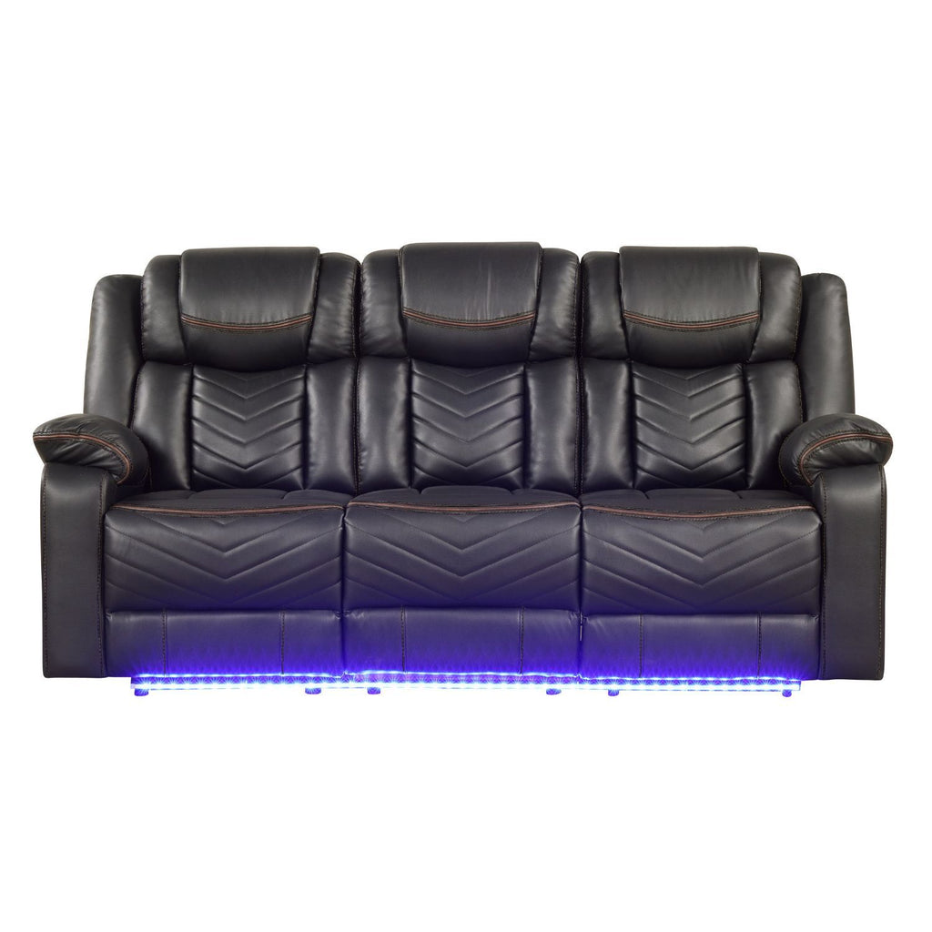 Challenger - LED Power Recliner Sofa