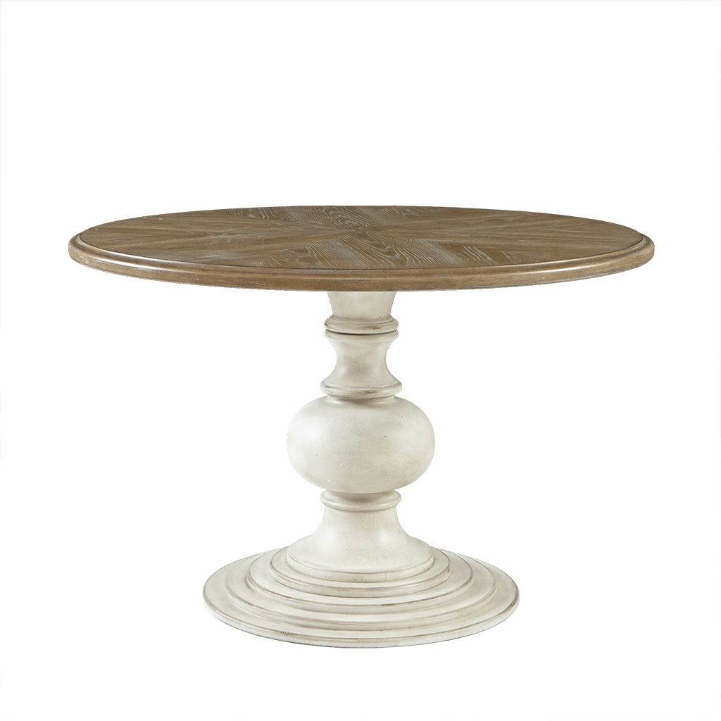 Lexi - Dining Table - Reclaimed Walnut / Antique Cream