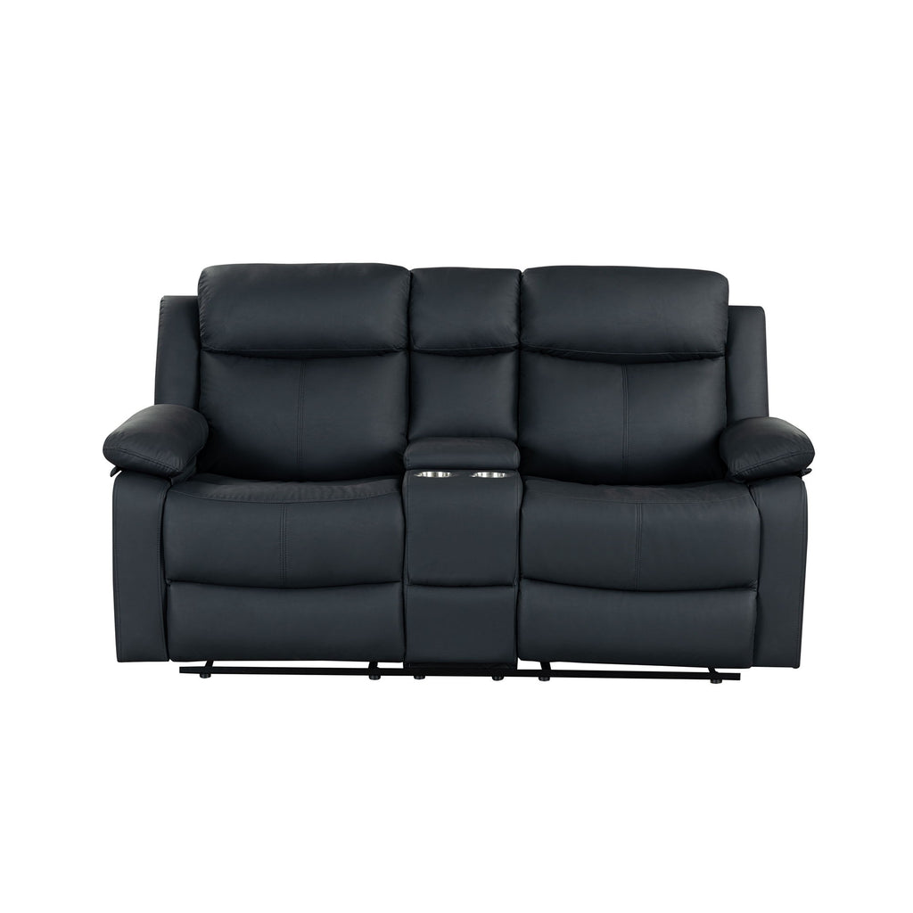 Blanche - Reclining Set With LED Lights, Speaker