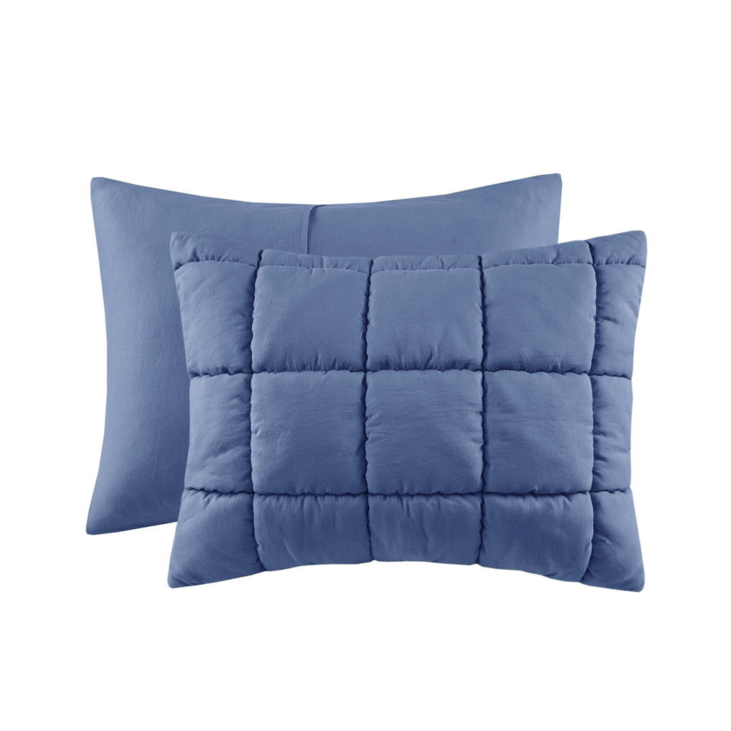 Dream Puff - Down Alternative Comforter Set - Blue