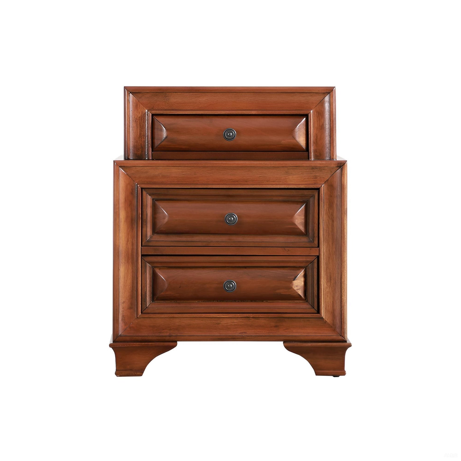 Storage Nightstand - Oak