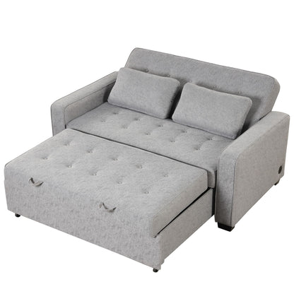 Gewnee - Upholstered ll Out Sleeper Sofa Bed - Gray