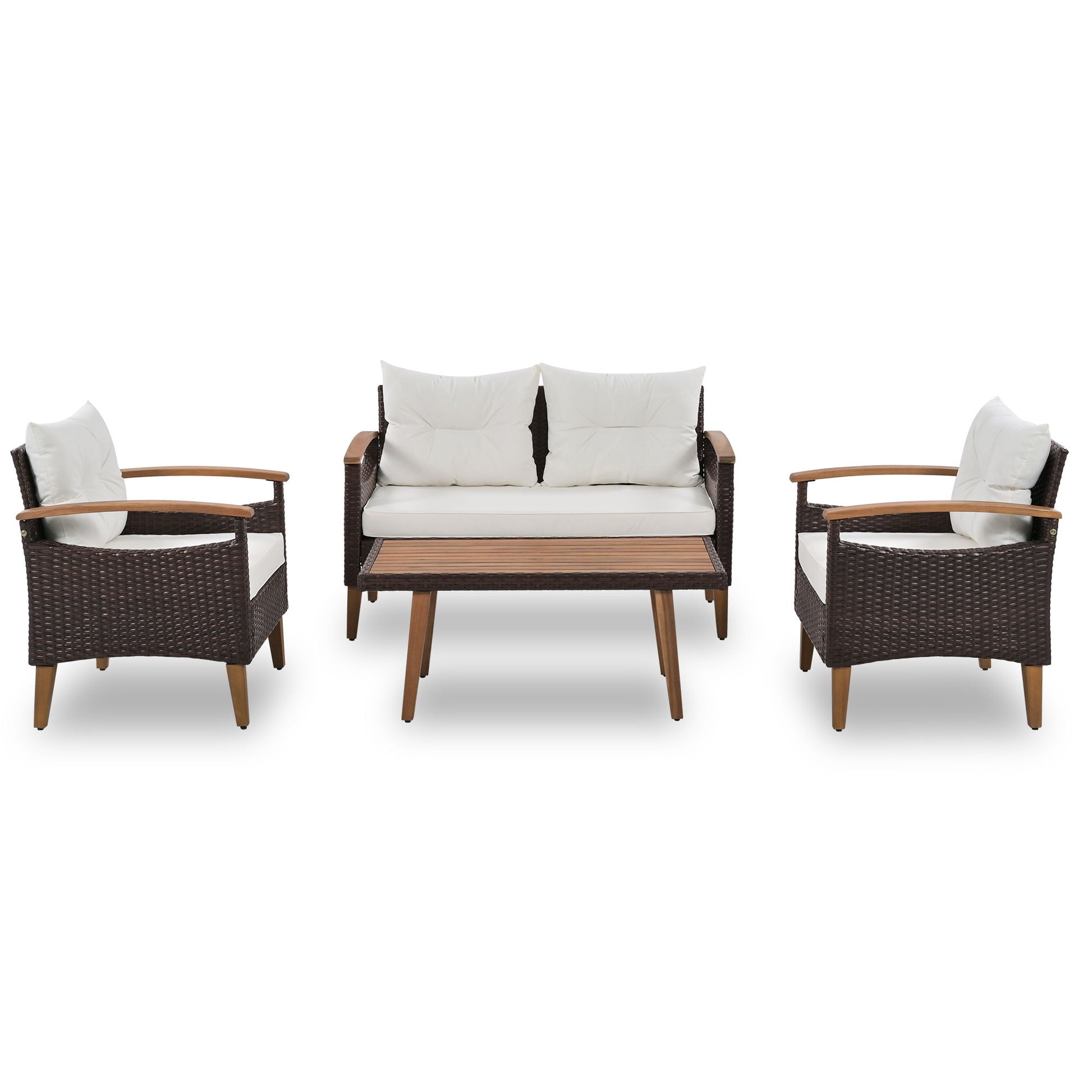 4 Piece Garden Furniture, Patio Seating Set