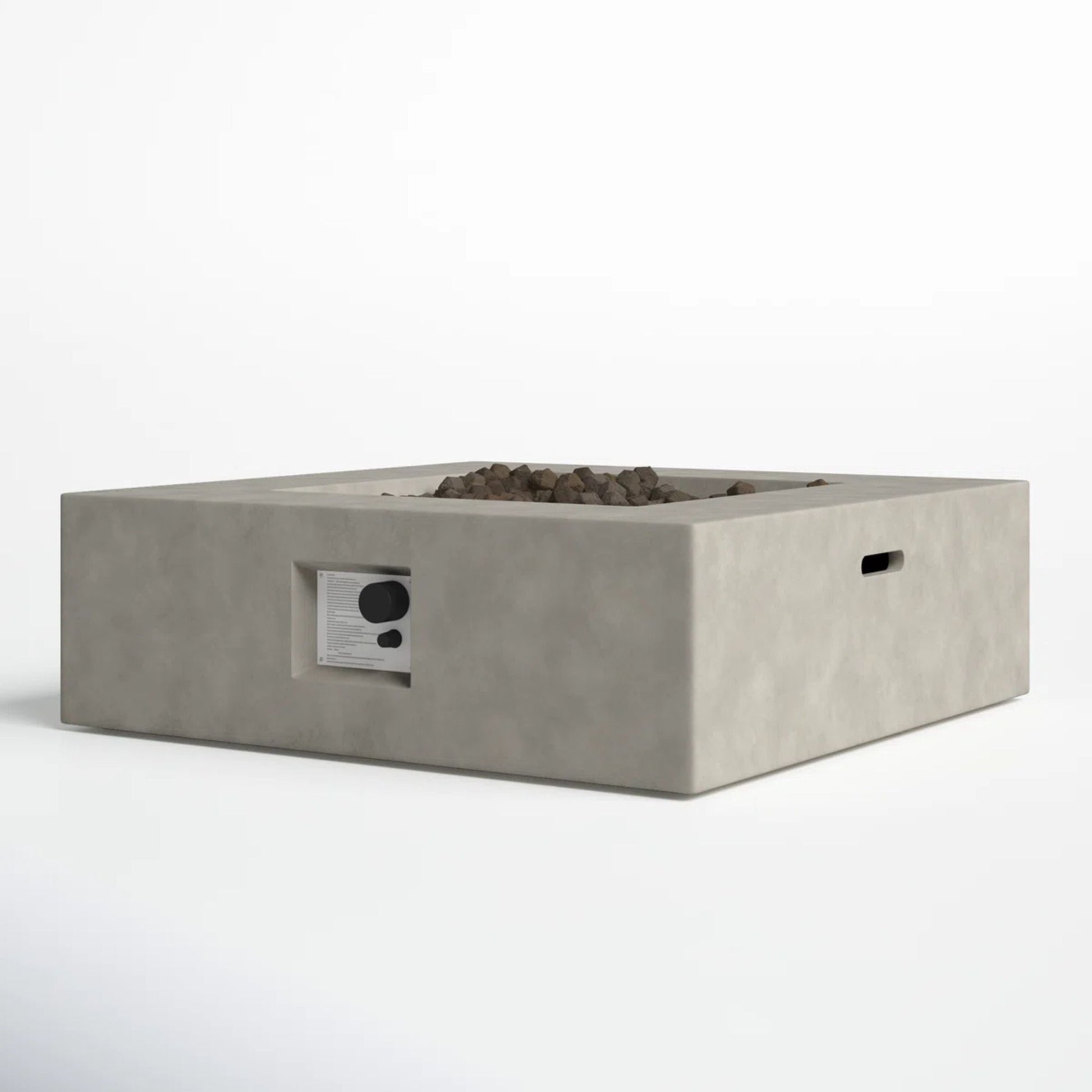 Streamlined Aesthetic Outdoor Fire Pit Table