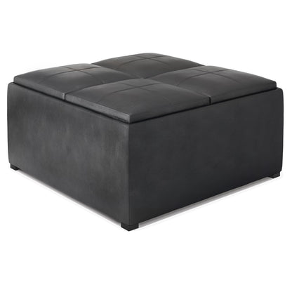 Avalon - Square Coffee Table Storage Ottoman