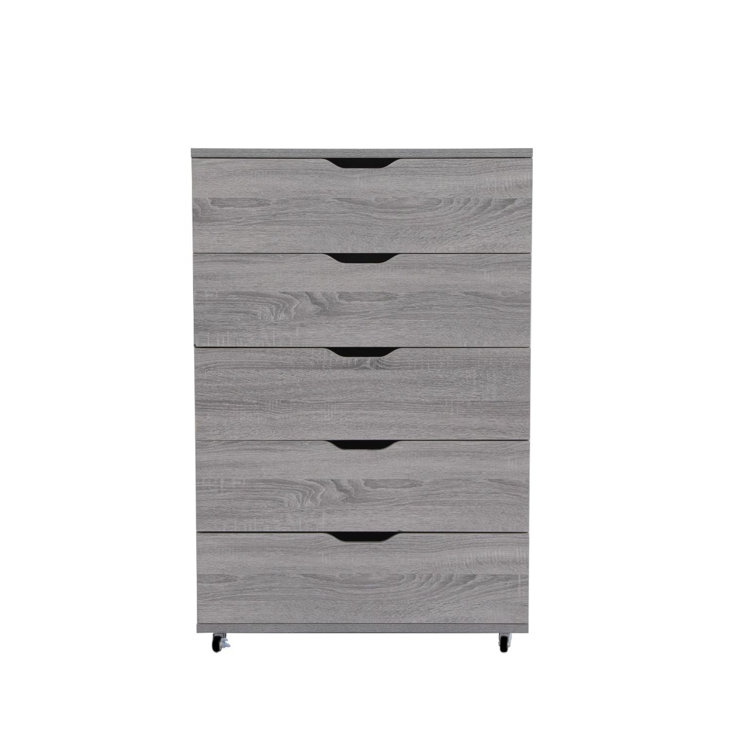 Modern 5 Drawer Dresser With Wheels