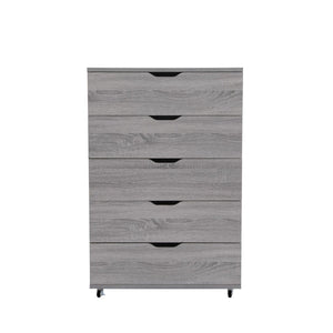 Modern 5 Drawer Dresser With Wheels