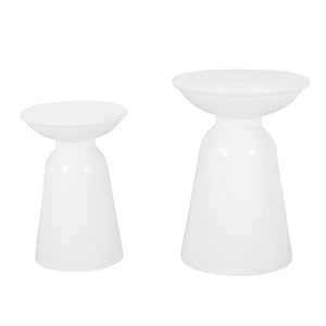 Serenita - Outdoor Side Tables With Flared Design (Set of 2)