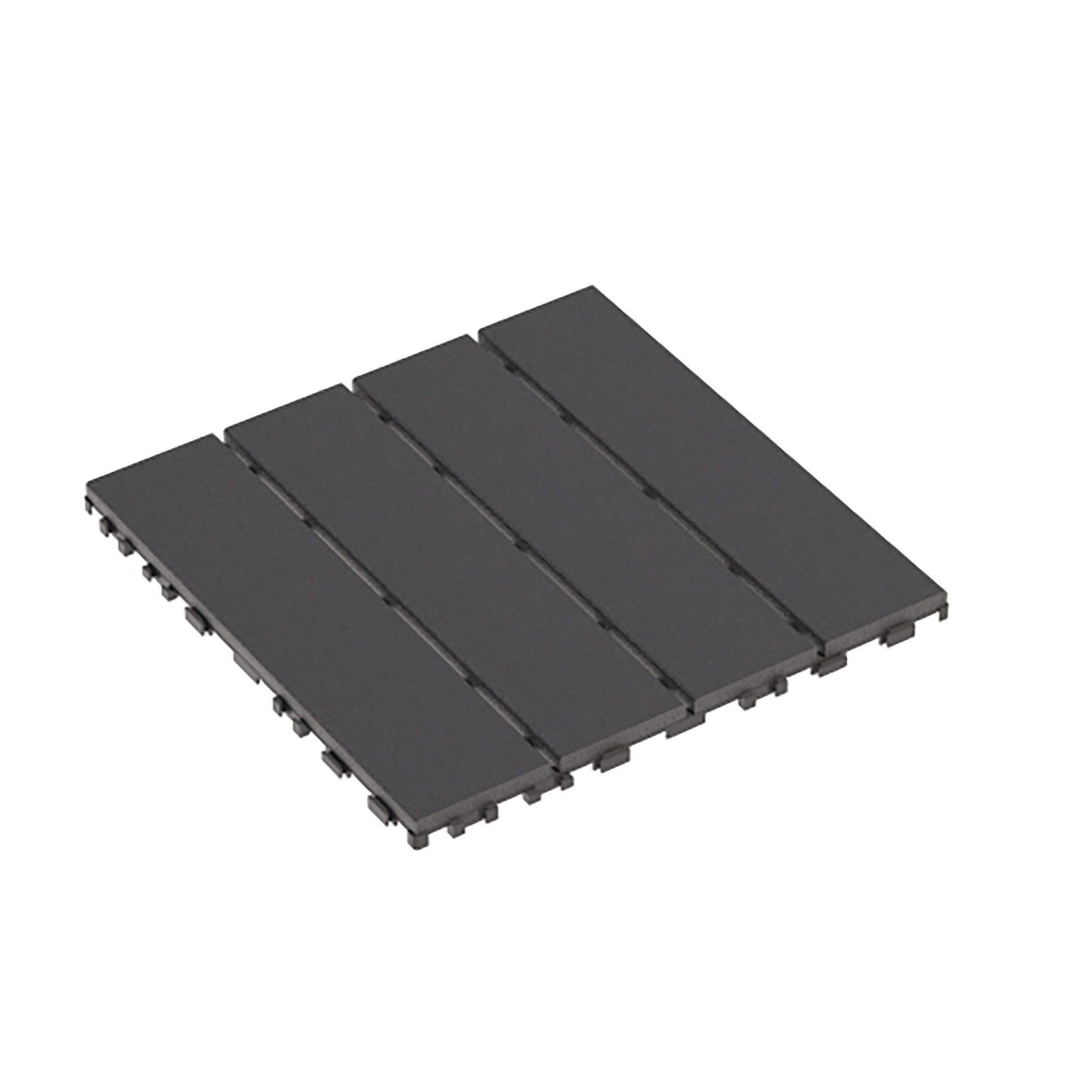 Plastic Interlocking 44 Pack Patio Deck Tiles, Square Waterproof Outdoor All Weather Use