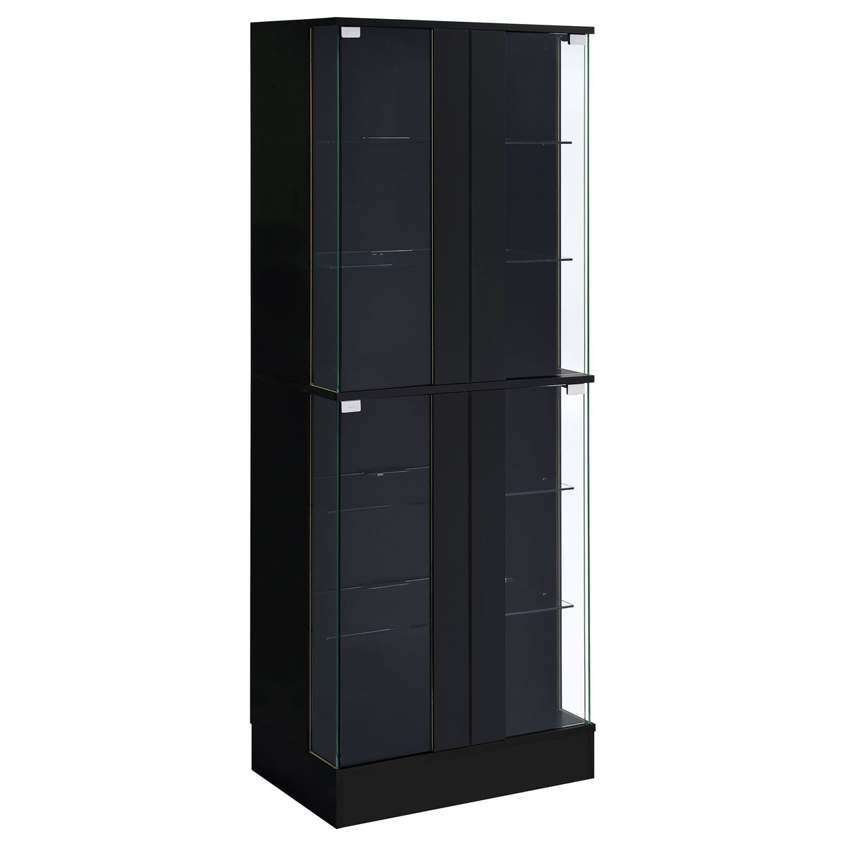 Gilbert - 4 Door LED Curio Display Cabinet