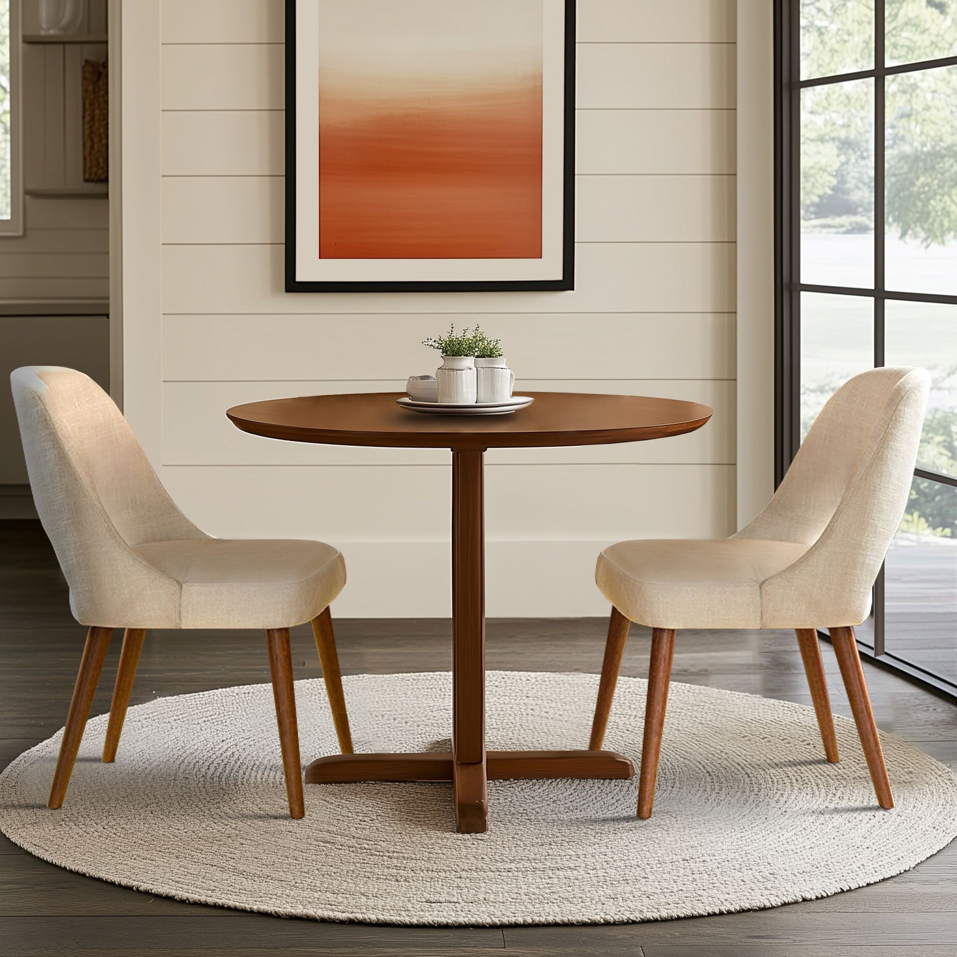 Nola - Dining Side Chair (Set of 2) - Cream