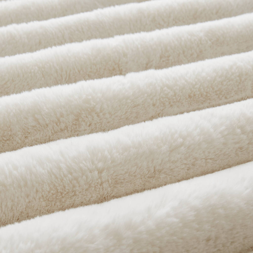 Jasmine - King Ultrasoft Ribbed Comforter Set - Ivory