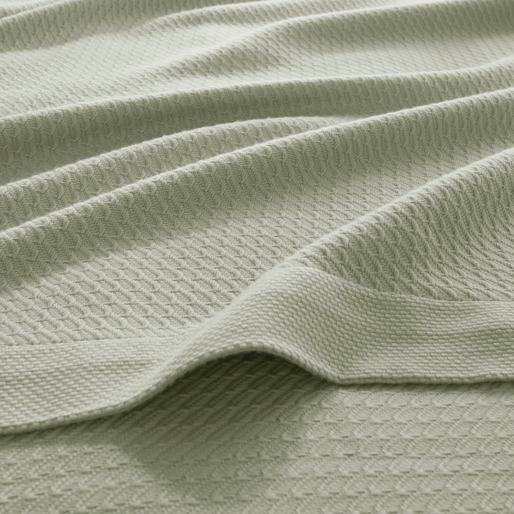 Egyptian Cotton - King Blanket - Sage Green
